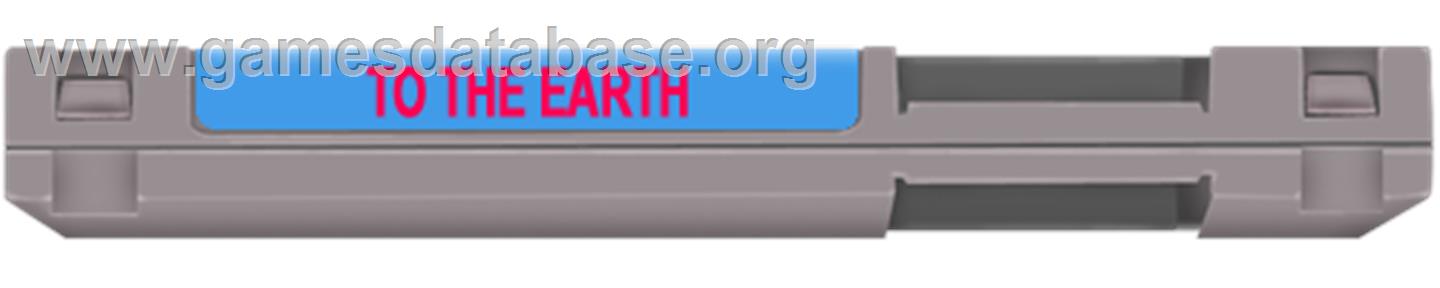 To the Earth - Nintendo NES - Artwork - Cartridge Top