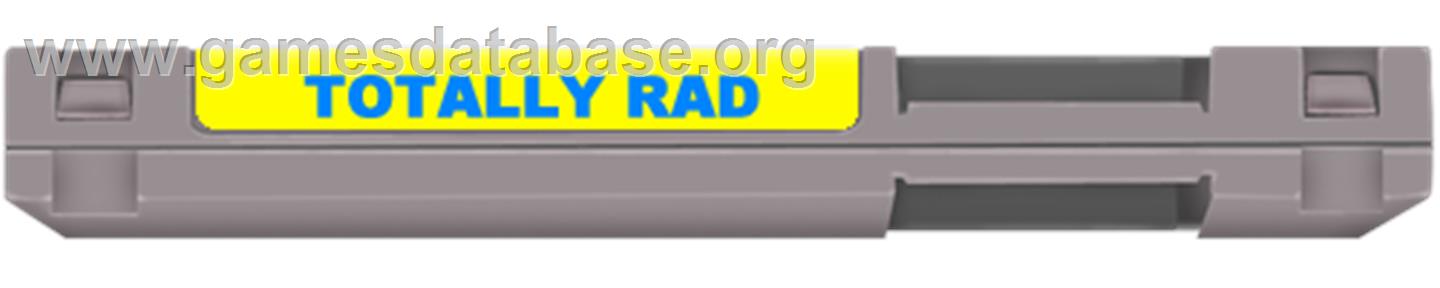 Totally Rad - Nintendo NES - Artwork - Cartridge Top