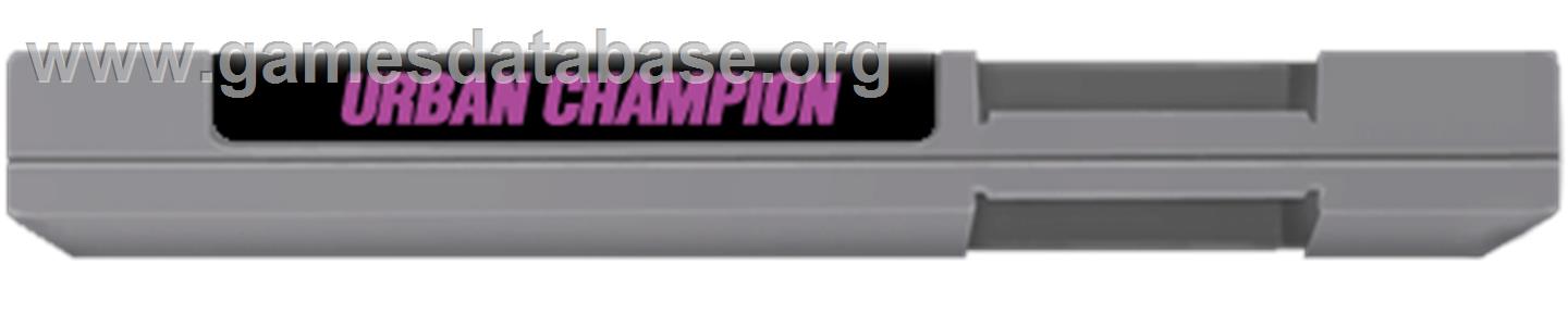 Urban Champion - Nintendo NES - Artwork - Cartridge Top