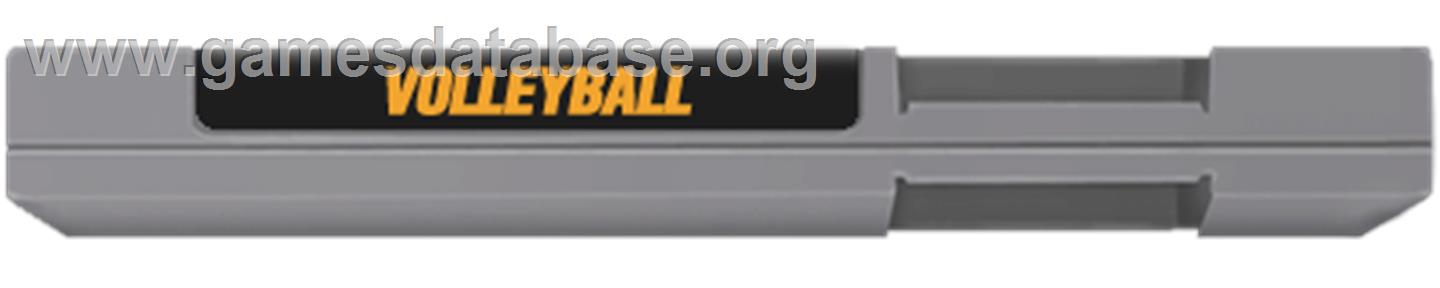 Volley Ball - Nintendo NES - Artwork - Cartridge Top