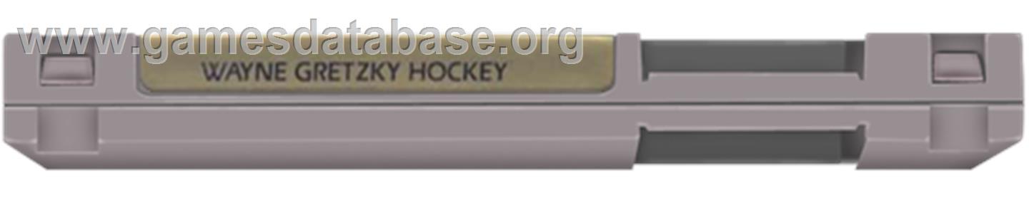 Wayne Gretzky Hockey - Nintendo NES - Artwork - Cartridge Top