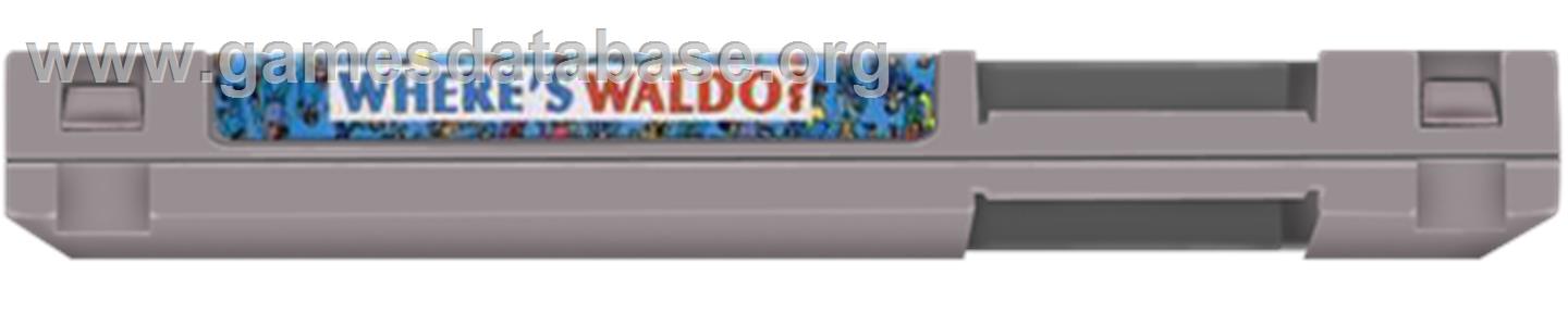 Where's Waldo? - Nintendo NES - Artwork - Cartridge Top