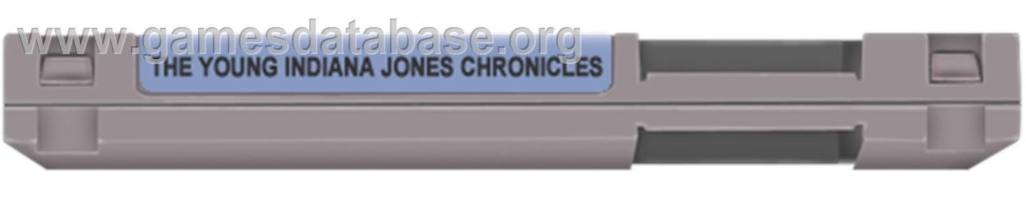 Young Indiana Jones Chronicles - Nintendo NES - Artwork - Cartridge Top
