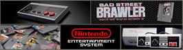 Arcade Cabinet Marquee for Bad Street Brawler.