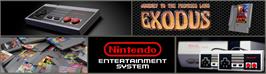 Arcade Cabinet Marquee for Exodus: Journey to the Promised Land.