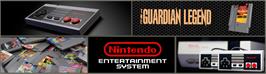 Arcade Cabinet Marquee for Guardian Legend.
