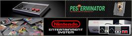 Arcade Cabinet Marquee for Pesterminator: The Western Exterminator.