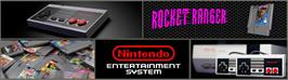 Arcade Cabinet Marquee for Rocket Ranger.