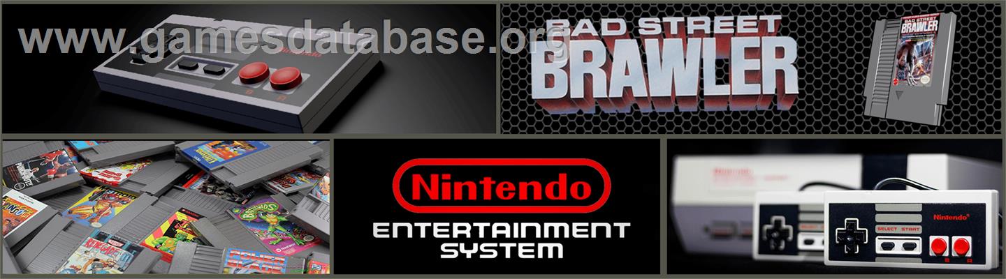 Bad Street Brawler - Nintendo NES - Artwork - Marquee