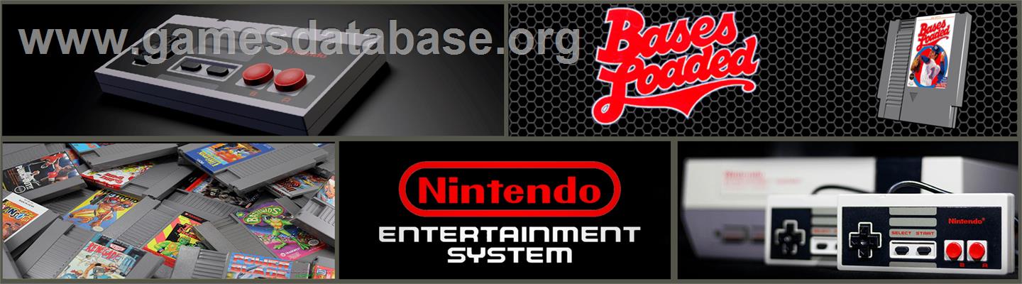 Bases Loaded - Nintendo NES - Artwork - Marquee