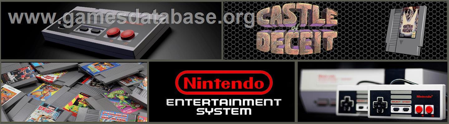 Castle of Deceit - Nintendo NES - Artwork - Marquee