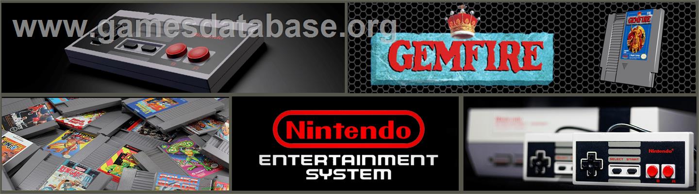 Gemfire - Nintendo NES - Artwork - Marquee