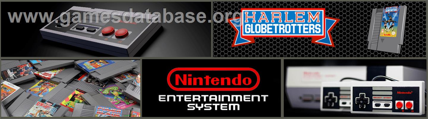 Harlem Globetrotters - Nintendo NES - Artwork - Marquee