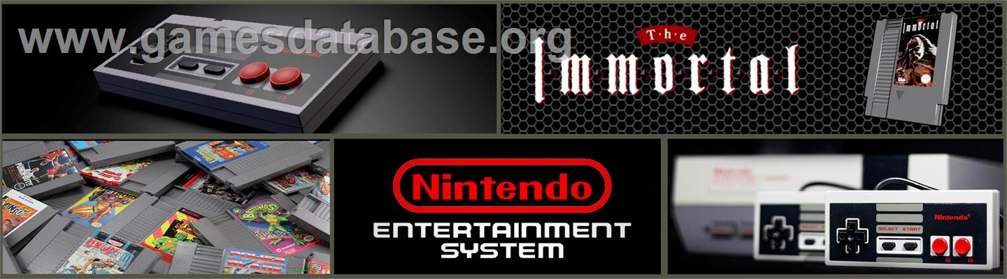 Immortal - Nintendo NES - Artwork - Marquee