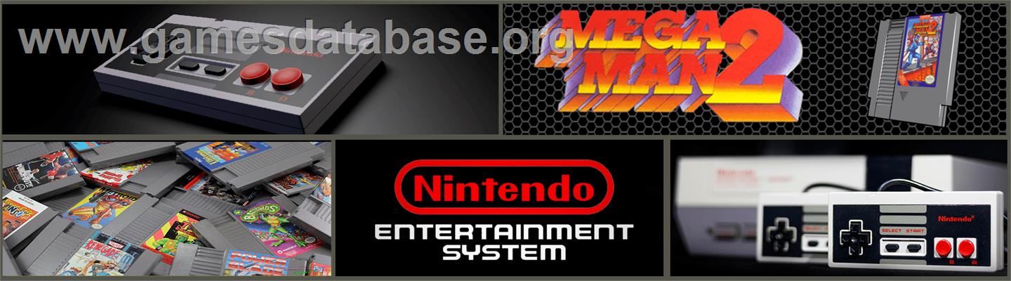 Mega Man 2 - Nintendo NES - Artwork - Marquee