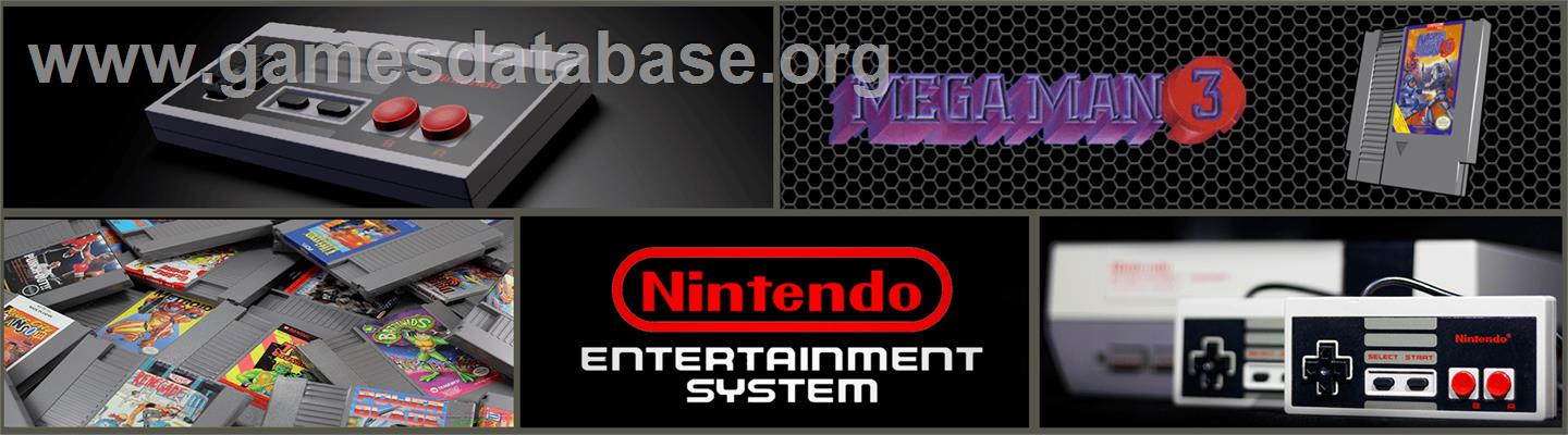Mega Man III - Nintendo NES - Artwork - Marquee