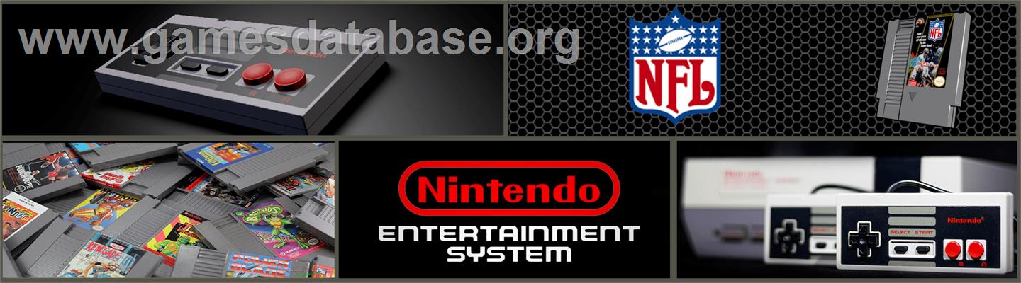 NFL - Nintendo NES - Artwork - Marquee