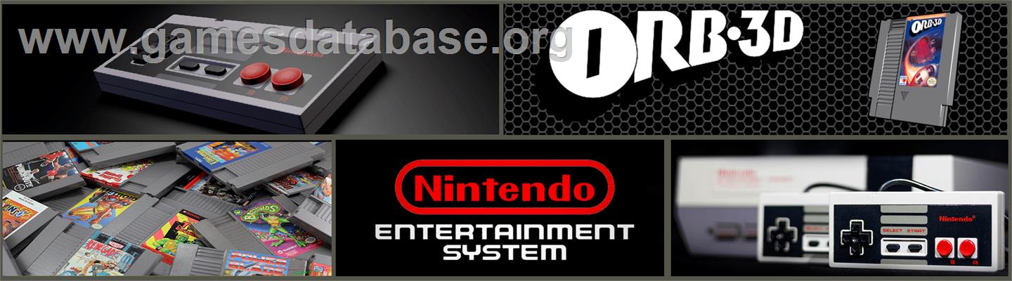 Orb-3D - Nintendo NES - Artwork - Marquee