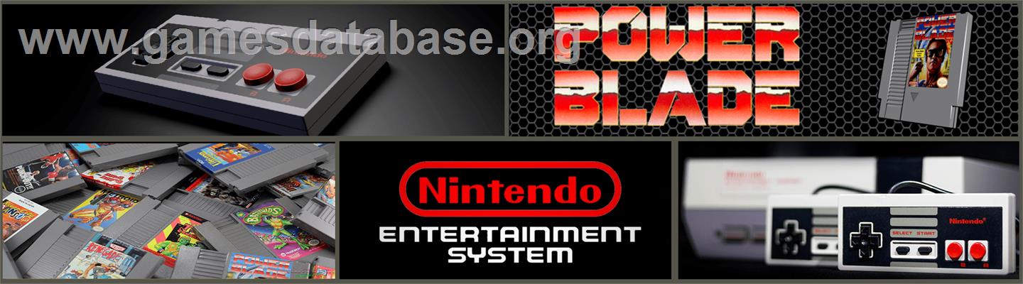 Power Blade - Nintendo NES - Artwork - Marquee