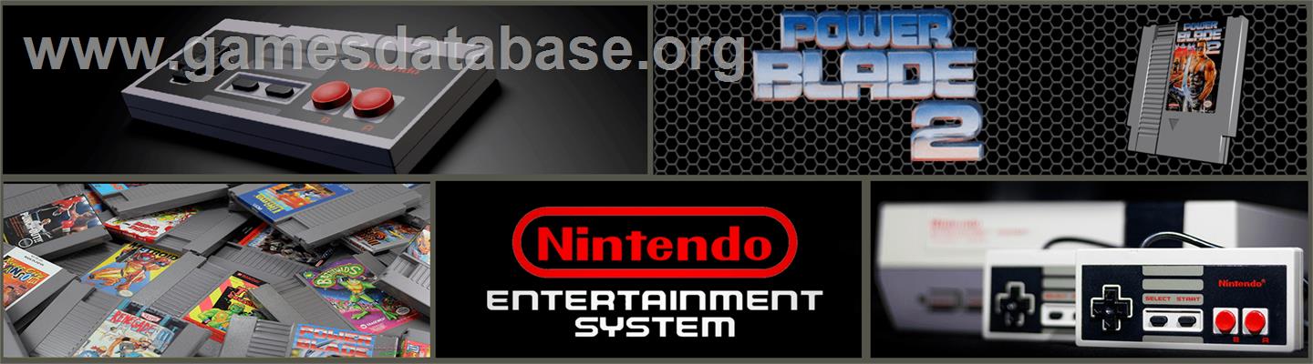 Power Blade 2 - Nintendo NES - Artwork - Marquee
