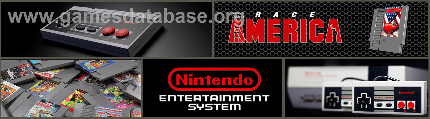 Race America - Nintendo NES - Artwork - Marquee