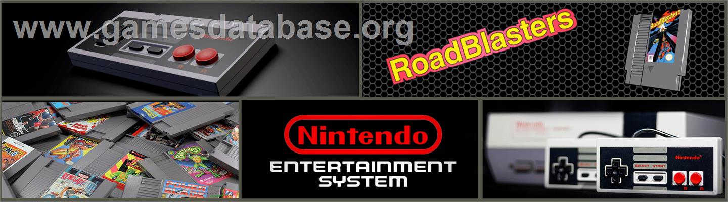 Road Blasters - Nintendo NES - Artwork - Marquee