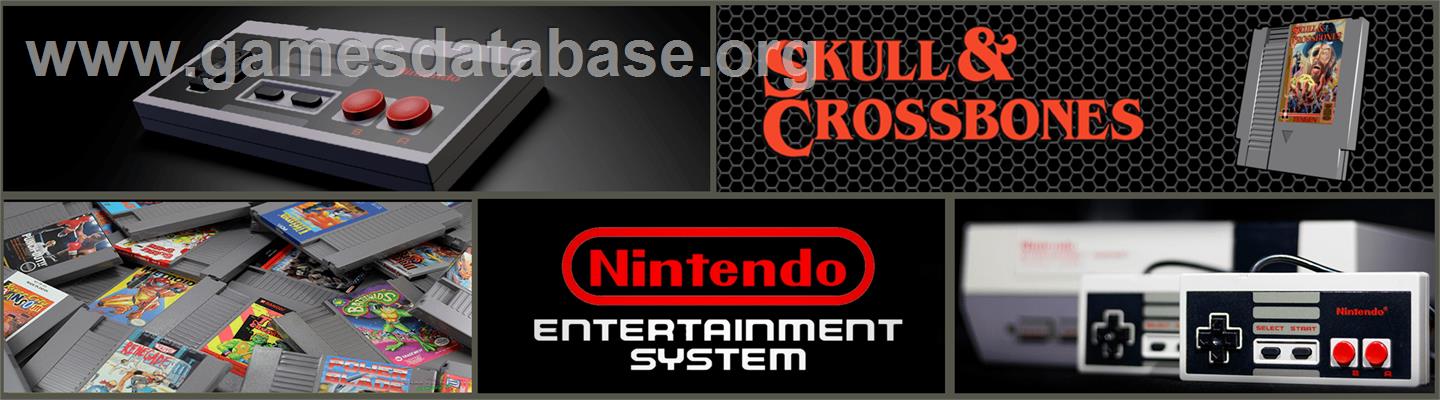 Skull & Crossbones - Nintendo NES - Artwork - Marquee