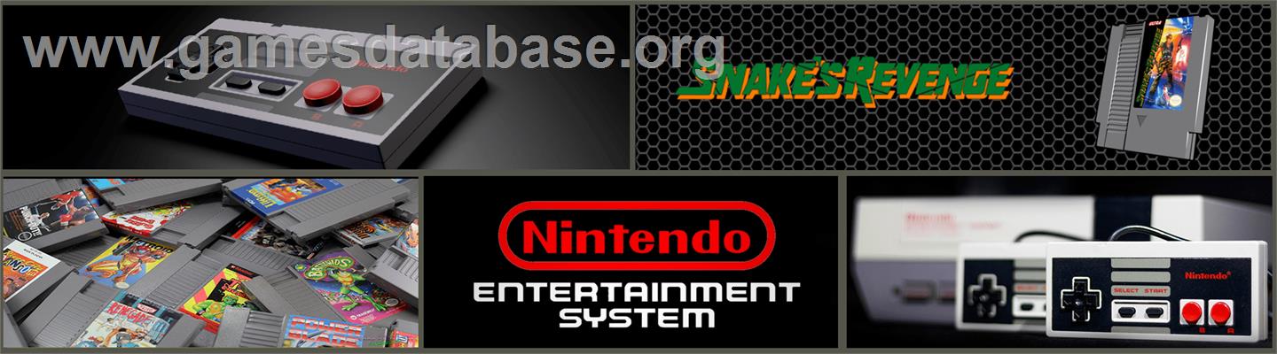 Snake's Revenge - Nintendo NES - Artwork - Marquee