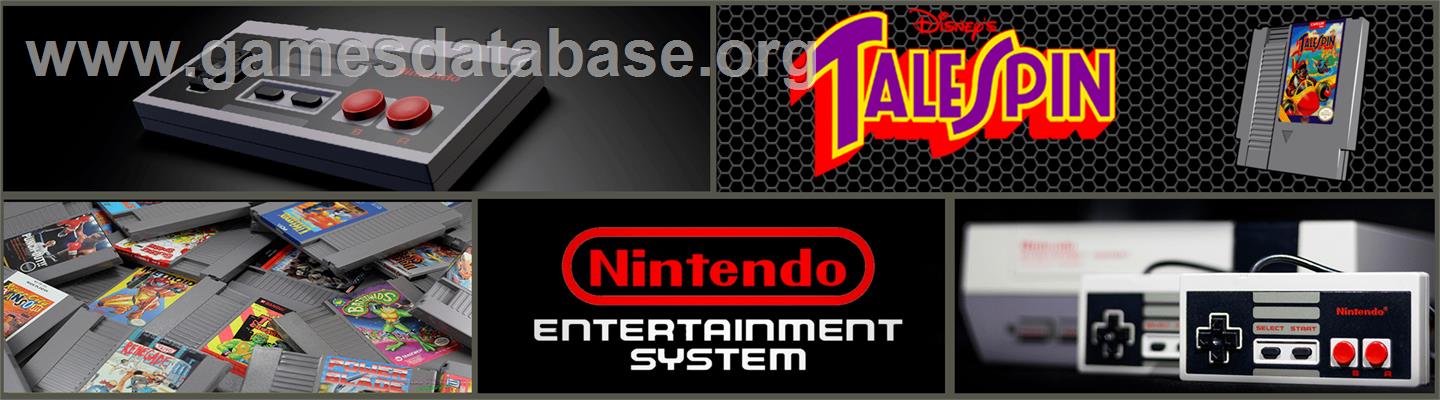 TaleSpin - Nintendo NES - Artwork - Marquee
