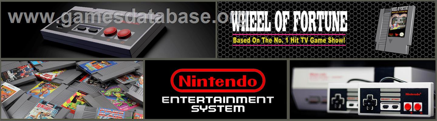 Wheel Of Fortune: Junior Edition - Nintendo NES - Artwork - Marquee
