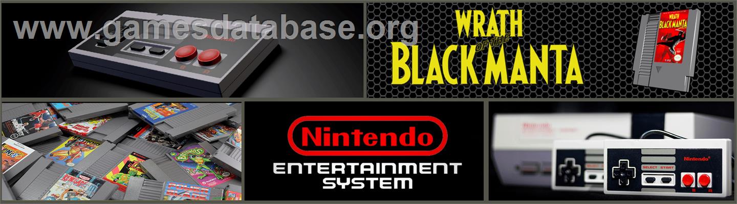 Wrath of the Black Manta - Nintendo NES - Artwork - Marquee