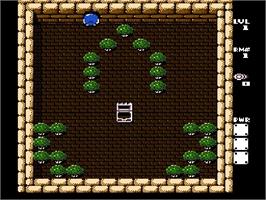 In game image of Adventures of Lolo  3 on the Nintendo NES.