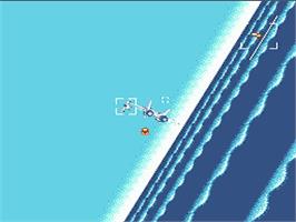 In game image of After Burner on the Nintendo NES.