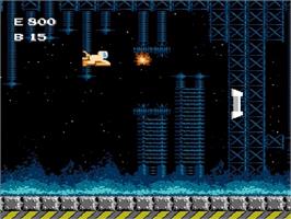 In game image of Air Fortress on the Nintendo NES.