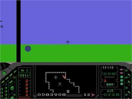 In game image of Airwolf on the Nintendo NES.
