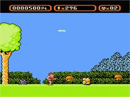 In game image of Amagon on the Nintendo NES.