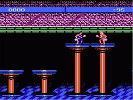In game image of American Gladiators on the Nintendo NES.