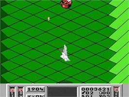 In game image of Captain Sky Hawk on the Nintendo NES.