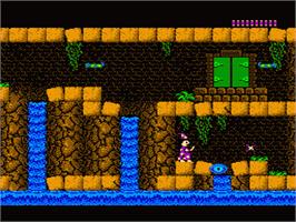 In game image of Castle of Deceit on the Nintendo NES.