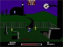 In game image of Chiller on the Nintendo NES.