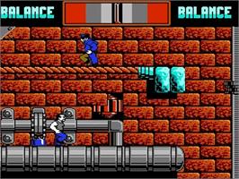 In game image of Darkman on the Nintendo NES.
