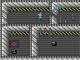 In game image of Deathbots on the Nintendo NES.