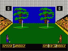In game image of Double Dare on the Nintendo NES.
