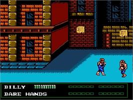 In game image of Double Dragon 3 - The Rosetta Stone on the Nintendo NES.