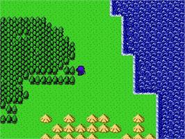 In game image of Double Moon Densetsu on the Nintendo NES.