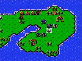 In game image of Fire Emblem on the Nintendo NES.