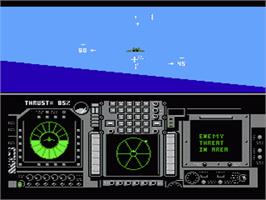 In game image of Flight of the Intruder on the Nintendo NES.