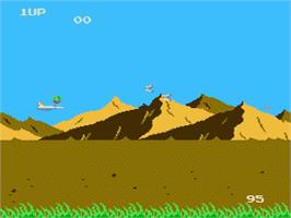 In game image of Formation Z on the Nintendo NES.
