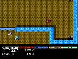 In game image of Gauntlet II on the Nintendo NES.
