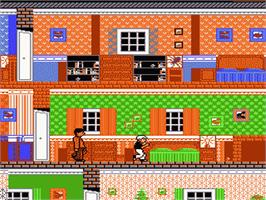 In game image of Home Alone on the Nintendo NES.
